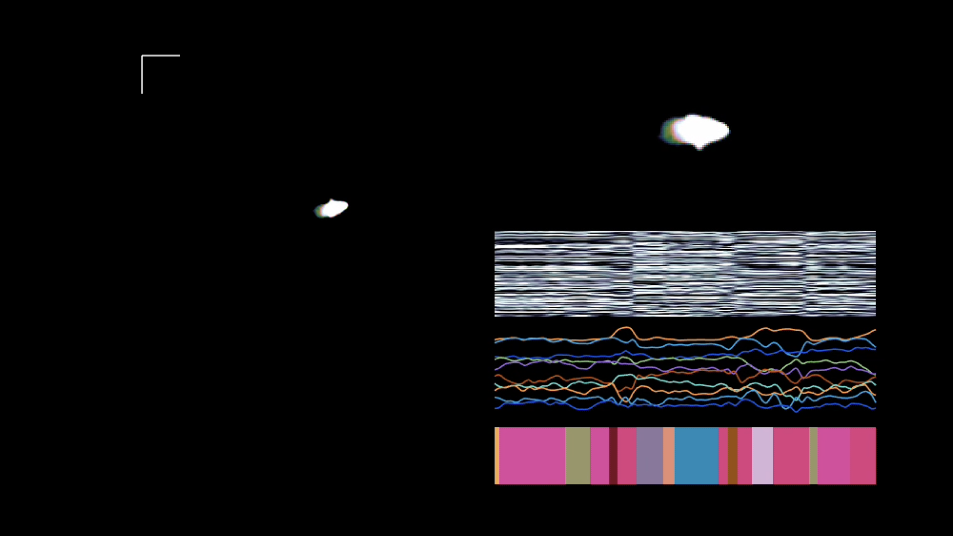 Segmenting videos of freely moving mice with an autoregressive HMM.
Figure from .
