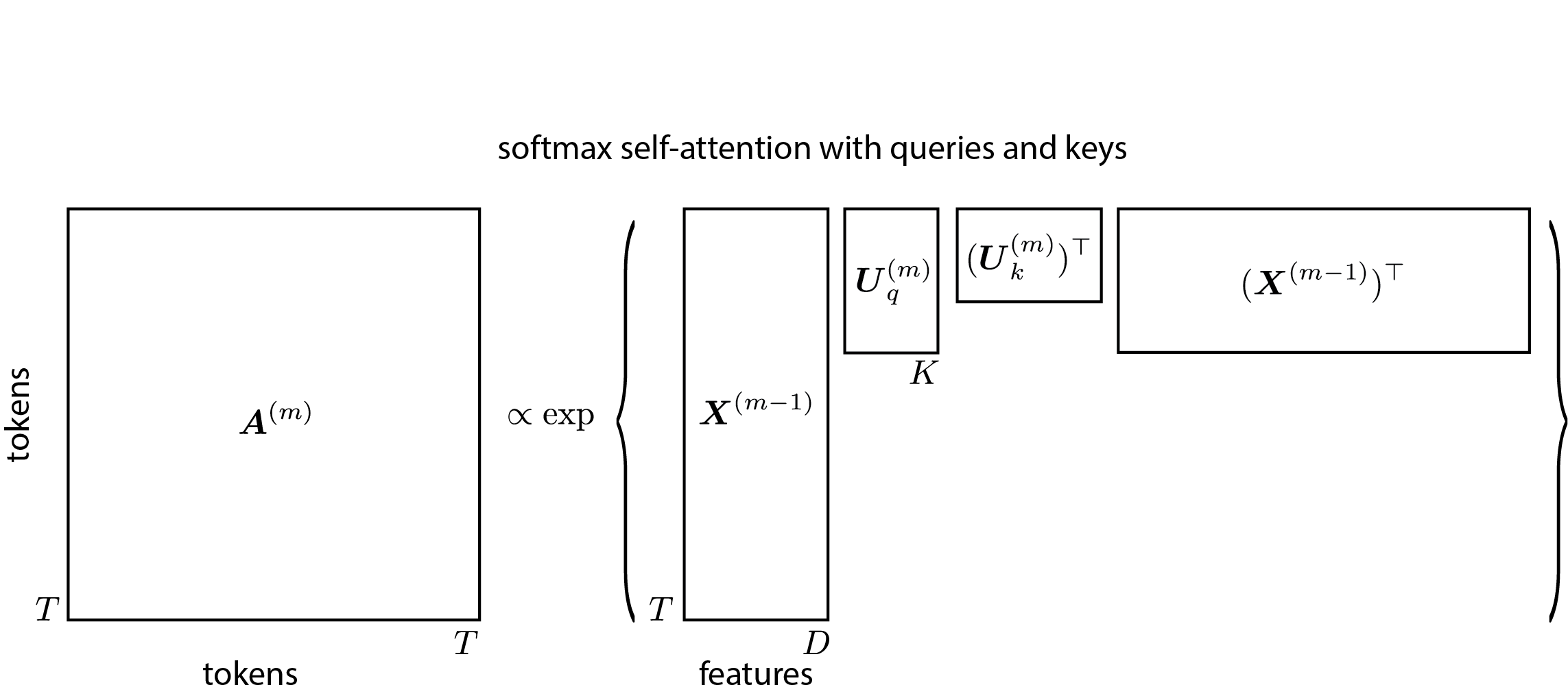 Self Attention with Queries and Keys